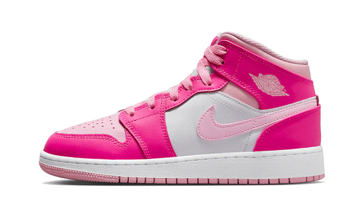 Nike Air Jordan 1 Mid Fierce Pink (GS)-sneakers-Air Jordan-pikastore.cz