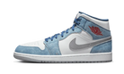 Nike Air Jordan 1 Mid French Blue Fire Red-sneakers-Air Jordan-pikastore.cz