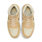 Nike Air Jordan 1 Mid Pale Vanilla Gold-Air Jordan-pikastore.cz