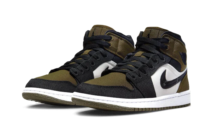 Nike Air Jordan 1 Mid Olive Toe (Women's)-sneakers-Air Jordan-pikastore.cz
