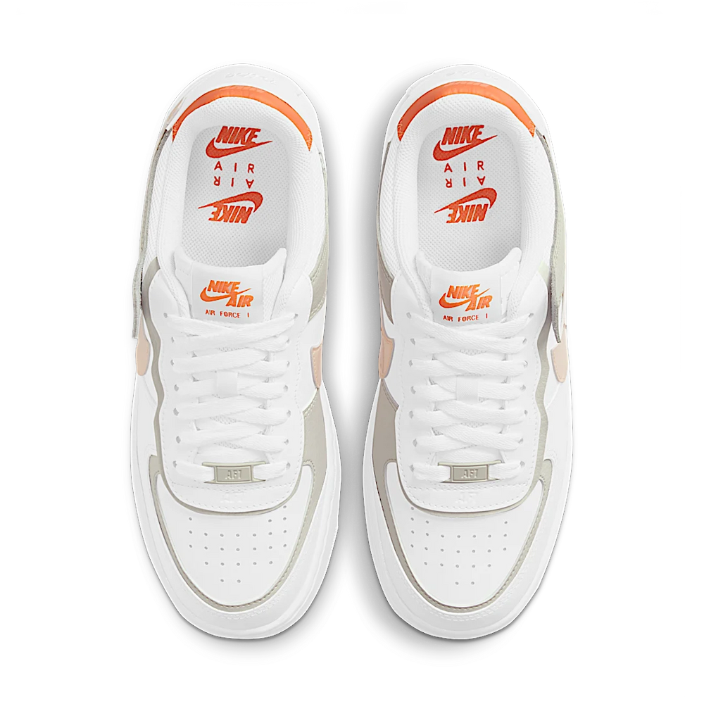 Nike Air Force 1 Low Shadow White Bright Mango (Women's)-sneakers-Nike-pikastore.cz