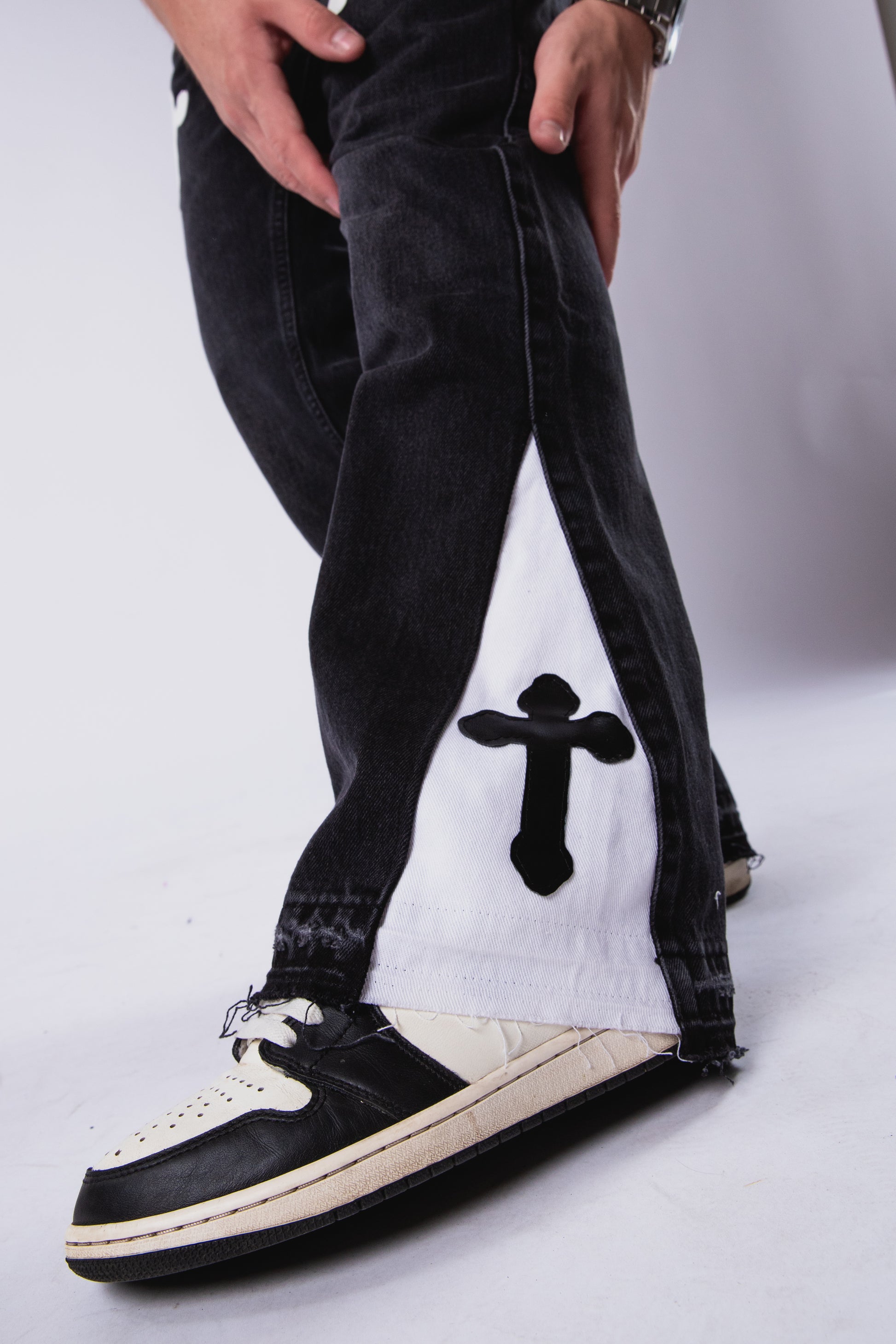 Custom Flared Cross Jeans-Kalhoty-Custompantsprg-pikastore.cz