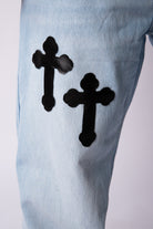 Custom Bleached Cross Jeans-Kalhoty-Custompantsprg-pikastore.cz