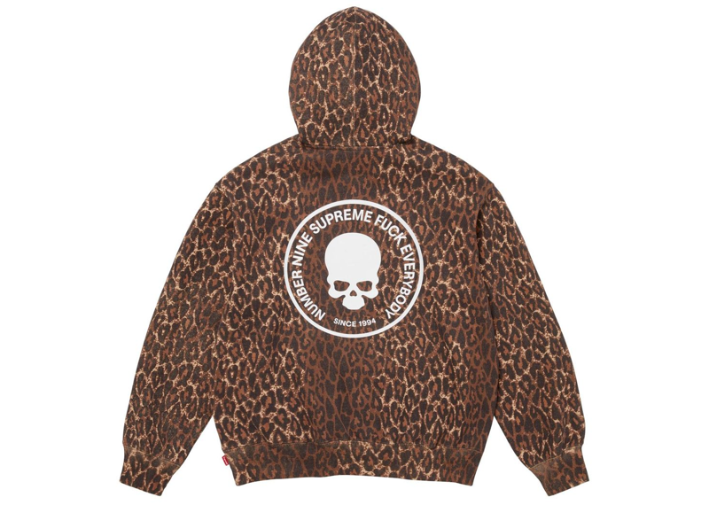Supreme Number (N)ine Hooded Sweatshirt Leopard