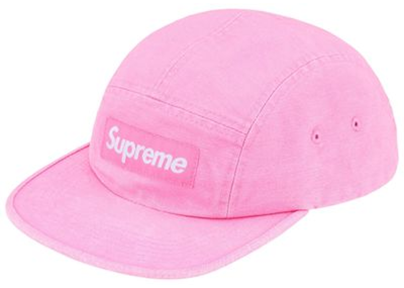 Supreme Canvas Camp Cap Pink