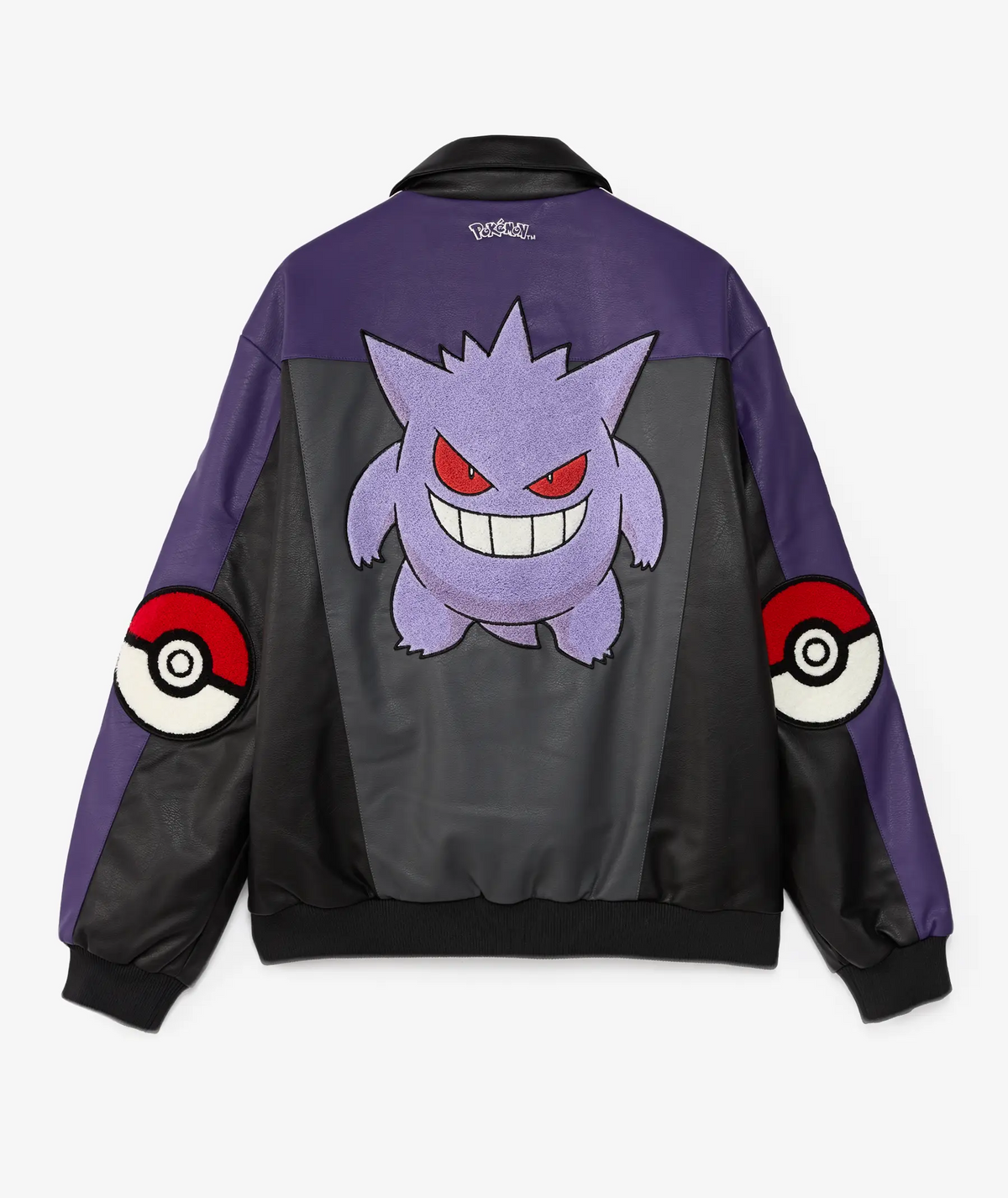 adidas x Pokémon 8 Ball Gengar Jacket Black/Violet – chaqueta