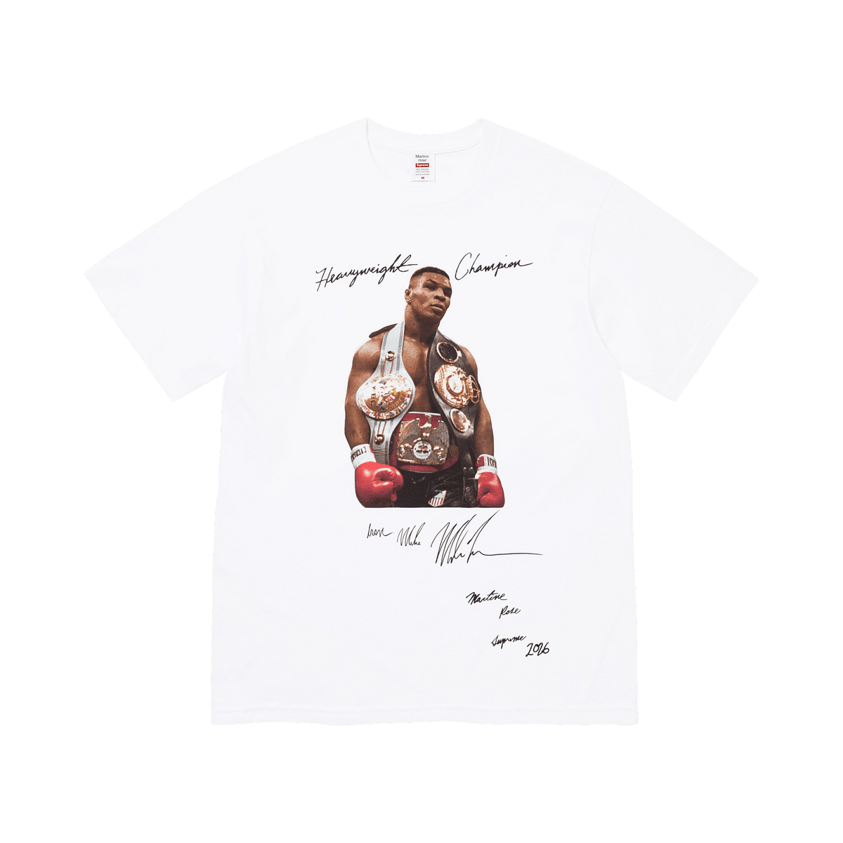 Supreme x Martine Rose Champion Tee White – camiseta