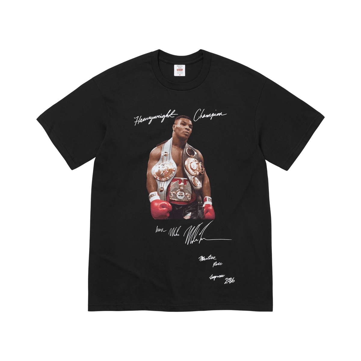 Supreme x Martine Rose Champion Tee Black – camiseta