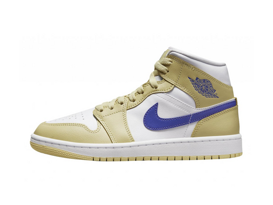 Nike Jordan 1 Mid Lemon Wash Lapis (Women's)