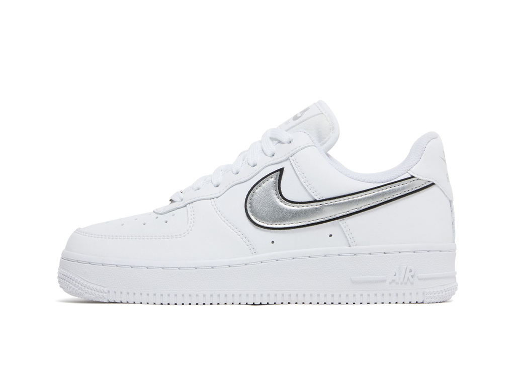 Nike Wmns Air Force 1 07 Essential White Metallic Silver