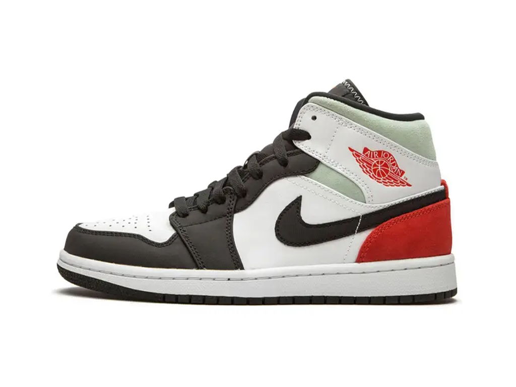 Nike Jordan 1 Mid SE Red Black Toe