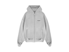 Represent Owners Club Zip-Up Gray Hoodie