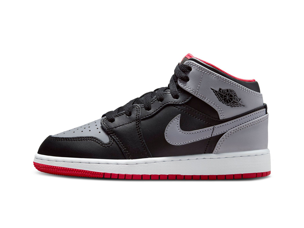 Nike Air Jordan 1 Mid GS Bred Shadow