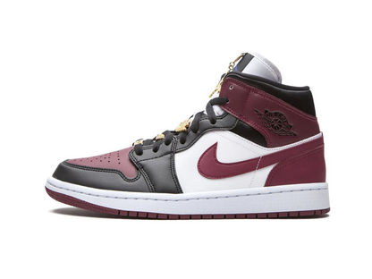 Nike Jordan 1 Mid SE Black Dark Beetroot (Women's)