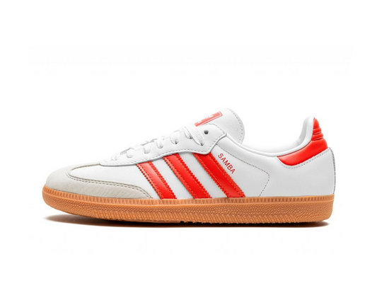 Adidas Samba OG White Solar Red Gum (Women's)