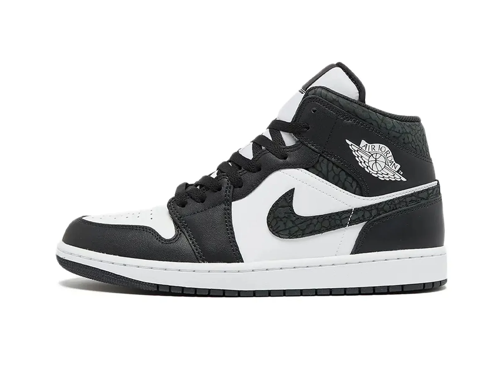 Nike Air Jordan 1 Mid SE GS Panda Elephant