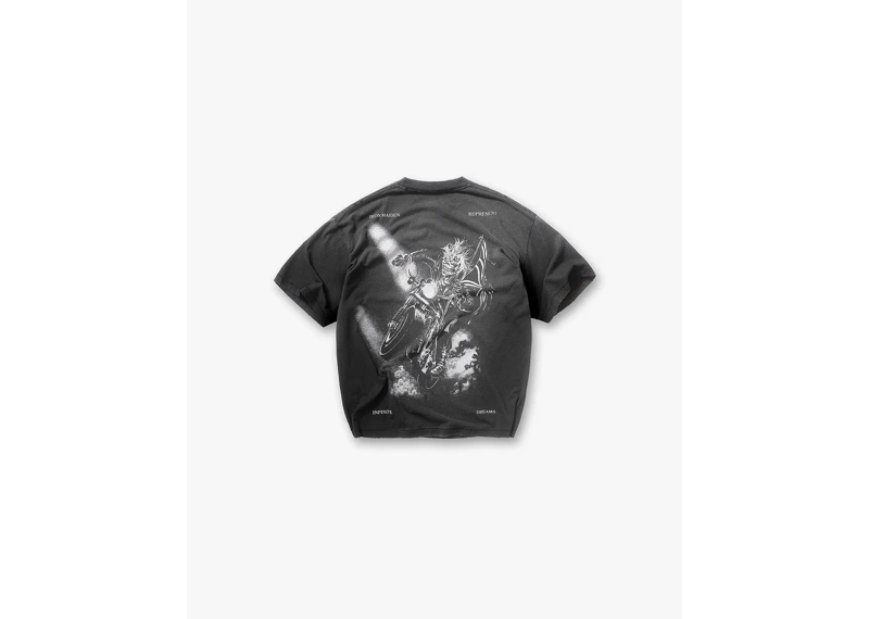 Represent X Iron Maiden Infinite Dreams T-Shirt Aged Black-Represent-pikastore.cz
