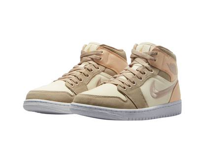 Nike Jordan 1 Mid SE Canvas Khaki (Women's)