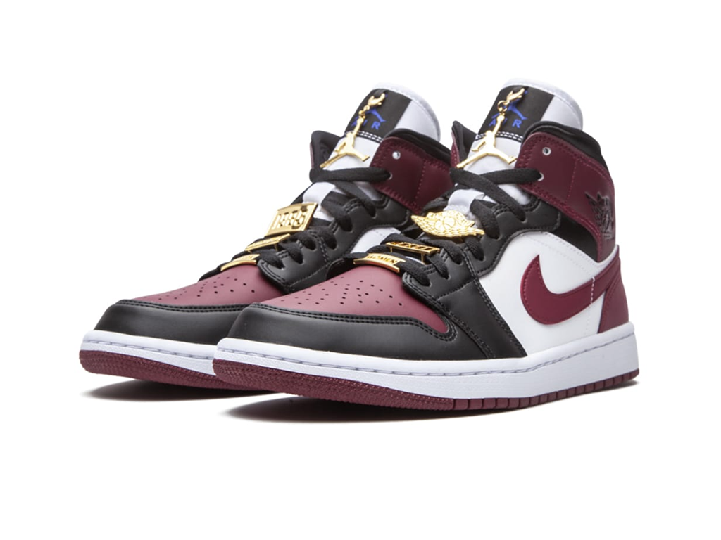 Nike Jordan 1 Mid SE Black Dark Beetroot (Women's)