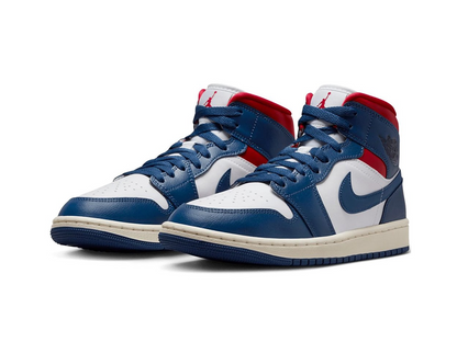 Jordan 1 Mid French Blue Gym Red (ženske)