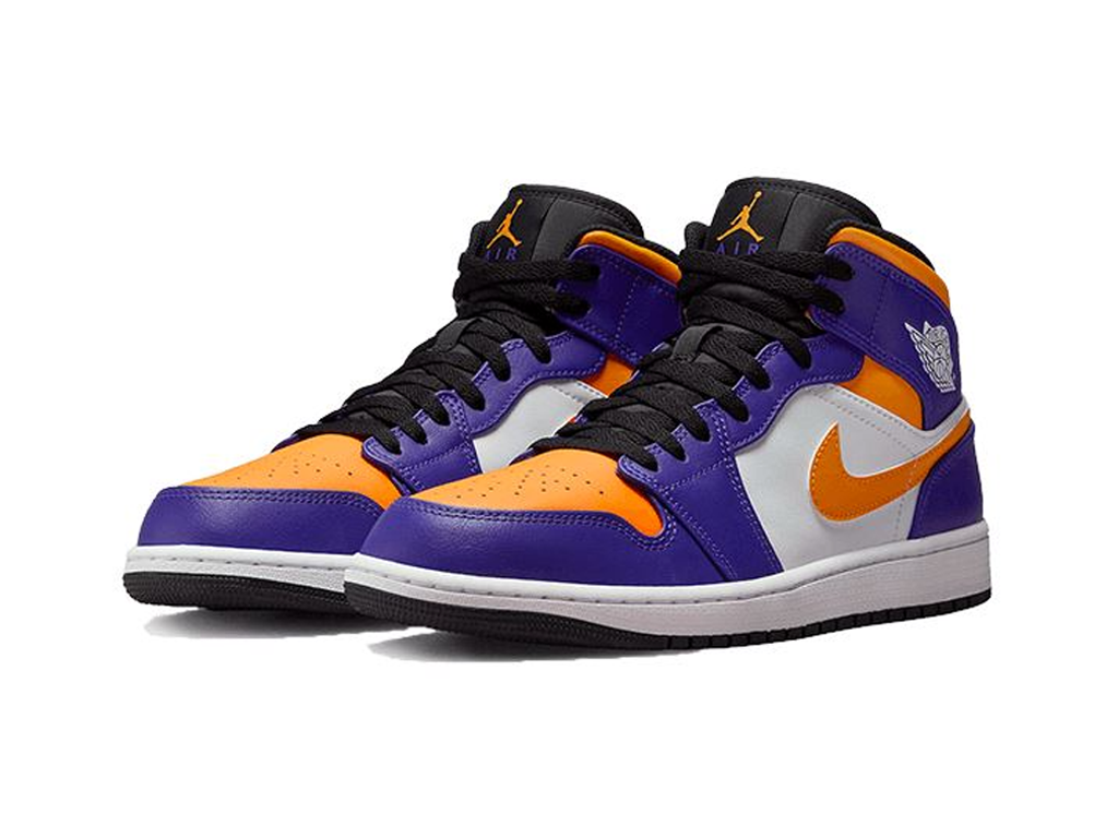 Nike Jordan 1 Mid Lakers (2022)-sneakers-Air Jordan-pikastore.cz