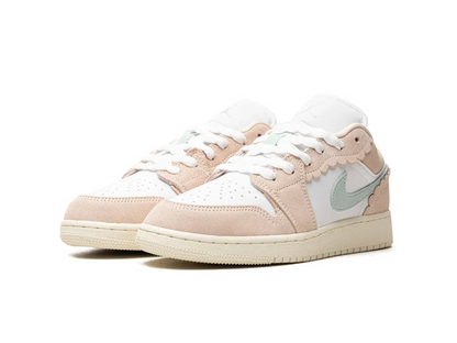 Nike Jordan 1 Low SE Scalloped Edge Guava Ice (GS)