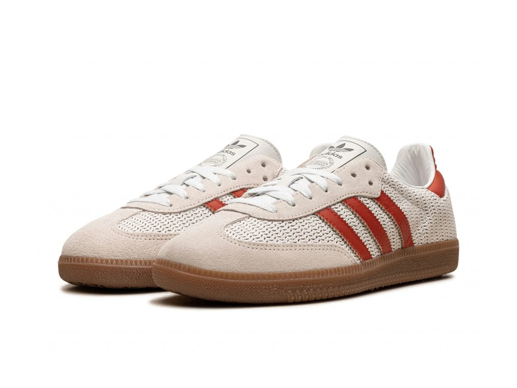 Adidas Samba OG Crystal White Preloved Red