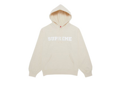 Supreme Collegiate Hooded Sweatshirt Natural