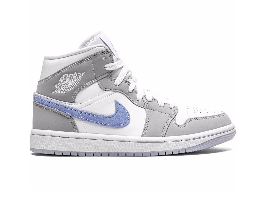 Nike Jordan 1 Mid Wolf Grey Aluminum (Women's)