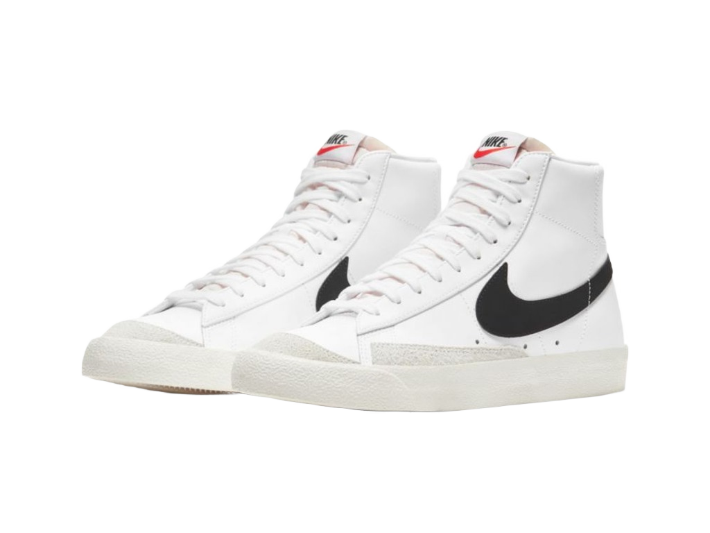 Nike Blazer Mid 77 Vintage White Black-sneakers-Nike-pikastore.cz