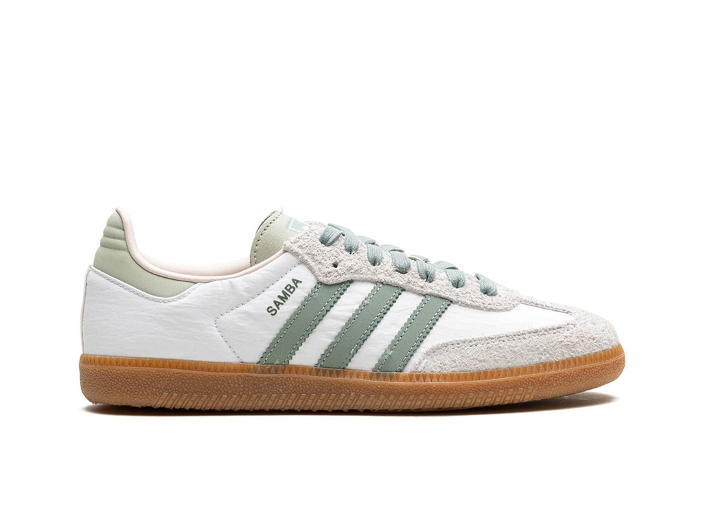 Adidas Samba OG Silver Green Putty Mauve (Women's)