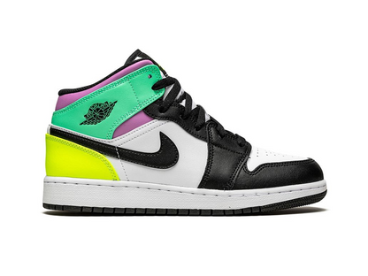 Nike Jordan 1 Mid Pastel Black Toe (GS)