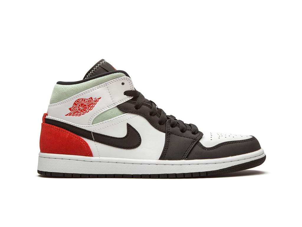 Nike Jordan 1 Mid SE Red Black Toe