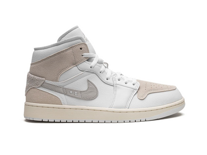 Nike Jordan 1 Mid SE Craft Inside Out White Grey