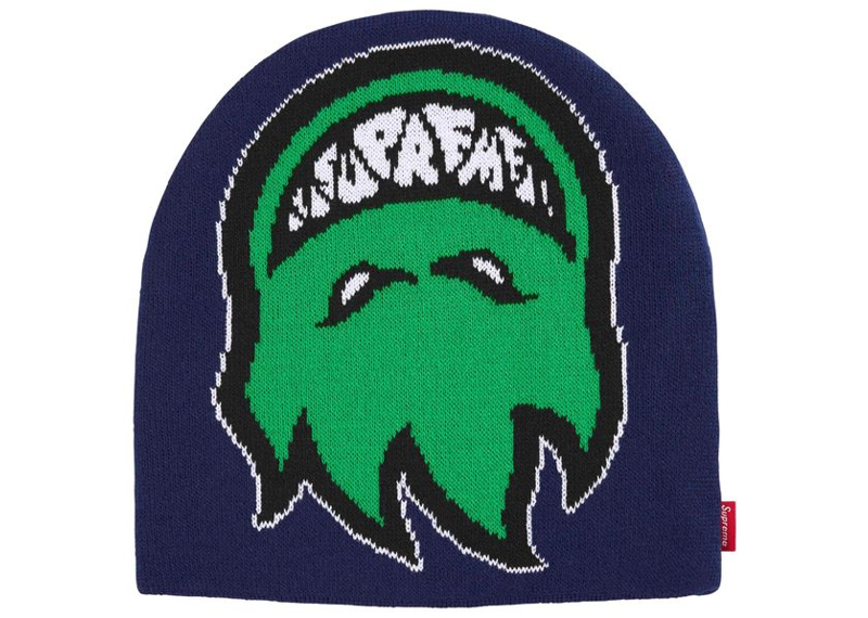 Supreme x Spitfire Beanie Blue