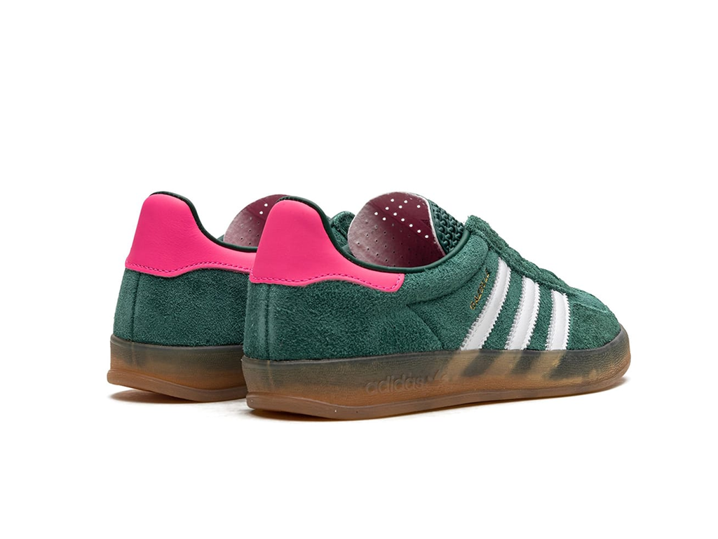 Adidas Gazelle Indoor Collegiate Green Lucid Pink (Women's)