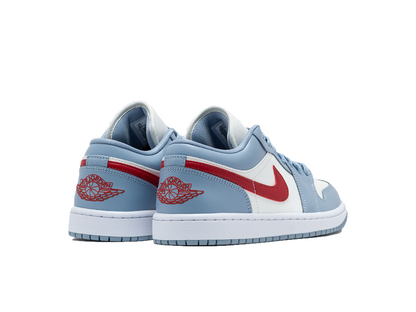 Nike Jordan 1 Low Blue Whisper Dune Red (Women's)