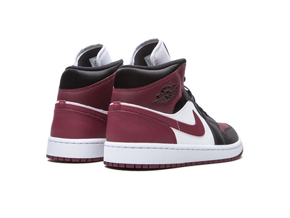 Nike Jordan 1 Mid SE Black Dark Beetroot (Women's)