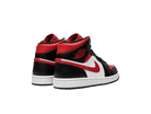 Nike Air Jordan 1 Mid Black Fire Red (GS)-sneakers-Air Jordan-pikastore.cz