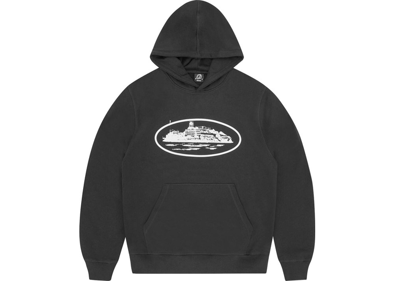 Corteiz CRTZ Alcatraz Hoodie Black