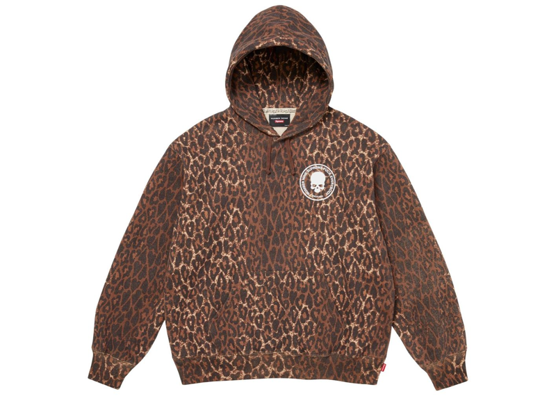 Supreme Number (N)ine Hooded Sweatshirt Leopard