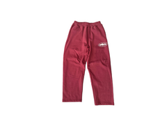 Corteiz Alcatraz Burgundy Sweatpants