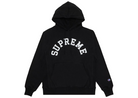 Supreme Champion Hooded Sweatshirt (SS25) Black-Supreme-pikastore.cz