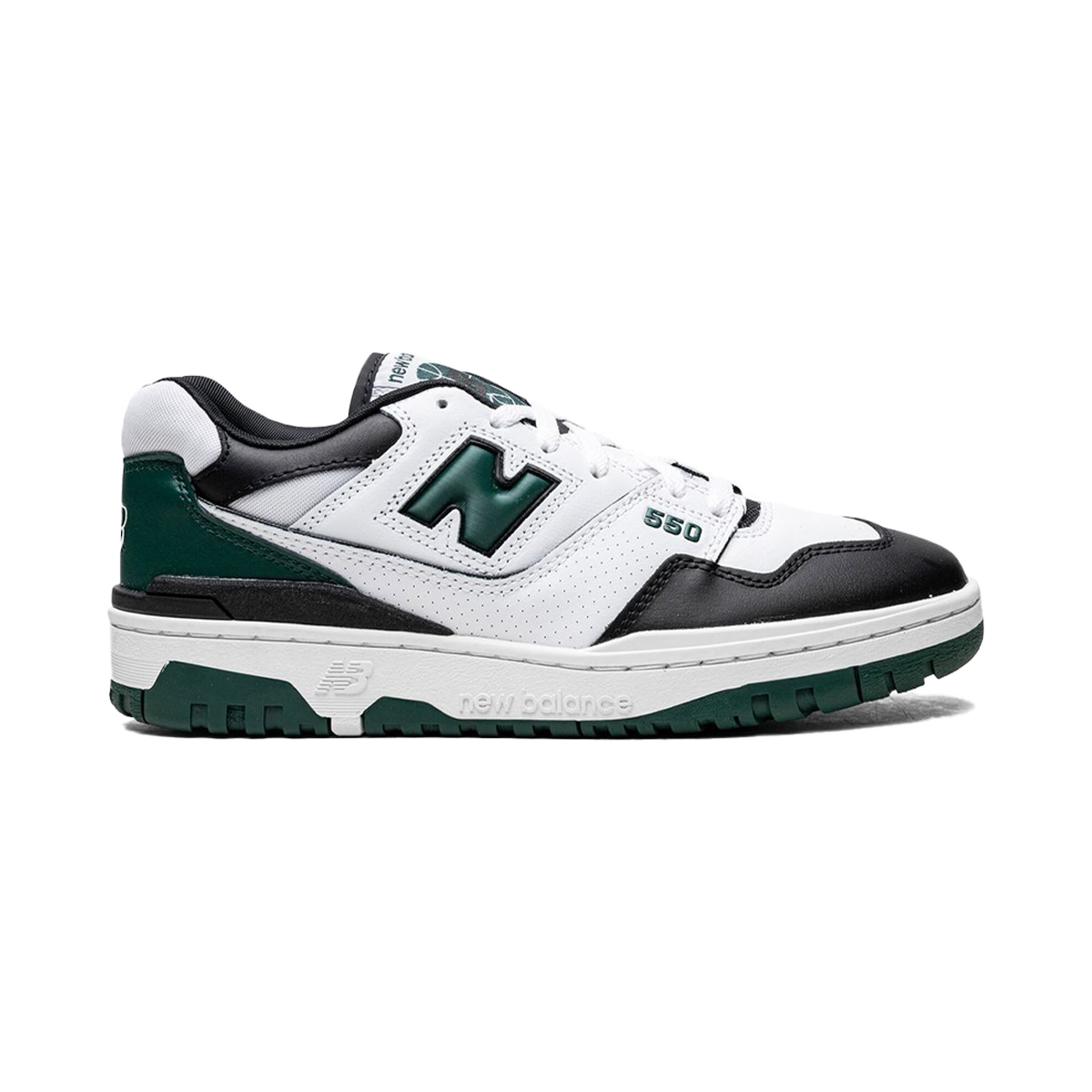 New Balance 550 White Green Black-sneakers-New Balance-pikastore.cz