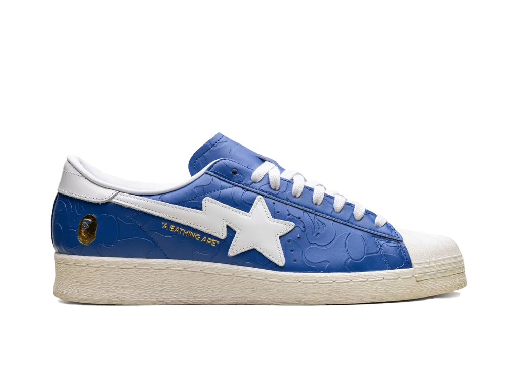 Adidas A Bathing Ape x Superstar Vintage Blue White-Adidas-pikastore.cz