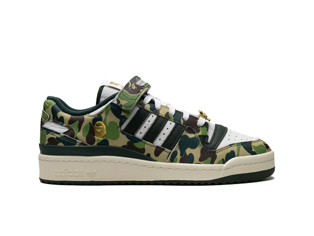 Adidas BAPE x Forum Low 84 30th Anniversary - Green-Adidas-pikastore.cz