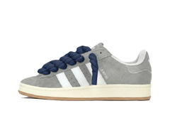 Adidas Campus 00s Grey Rope Laces Navy
