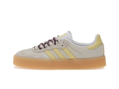 Adidas Sambae White Grey Powder Yellow (Womens)