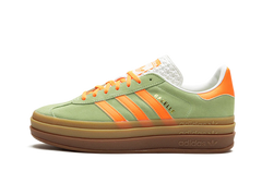 Adidas Wmns Gazelle Bold Green Spark Screaming Orange