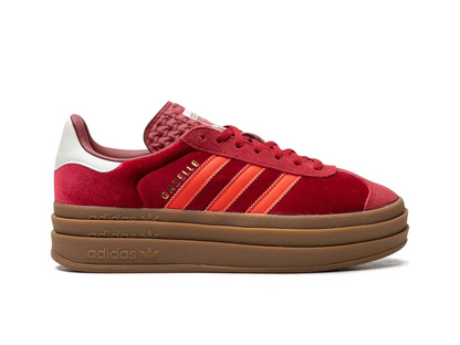 Adidas Gazelle Bold Bright Red Velvet